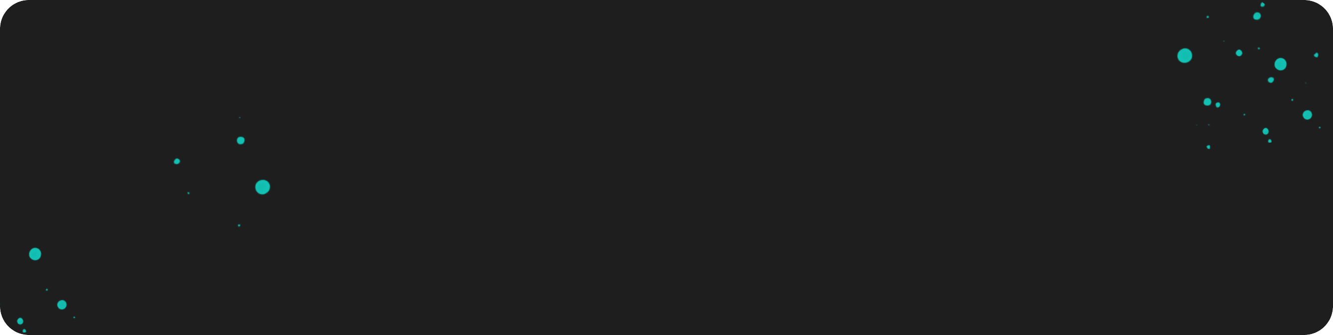 Black background with scattered blue dots